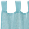 voile-gardiner med løkker 2 stk. 140x260 cm turkis
