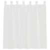 voile-gardiner med løkker 2 stk. 140x140 cm hvid