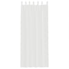 voile-gardiner med løkker 2 stk. 140x260 cm hvid