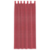 voile-gardiner med løkker 2 stk. 140x245 cm vinrød