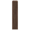 bogreol 102x29x143 cm konstrueret træ brun egetræ