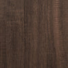bogreol 102x29x143 cm konstrueret træ brun egetræ