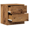 sengeborde 2 stk. 40x30x40 cm konstrueret træ gammelt trælook - Flotthjem