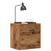 sengeborde 2 stk. 40x30x40 cm konstrueret træ gammelt trælook - Flotthjem