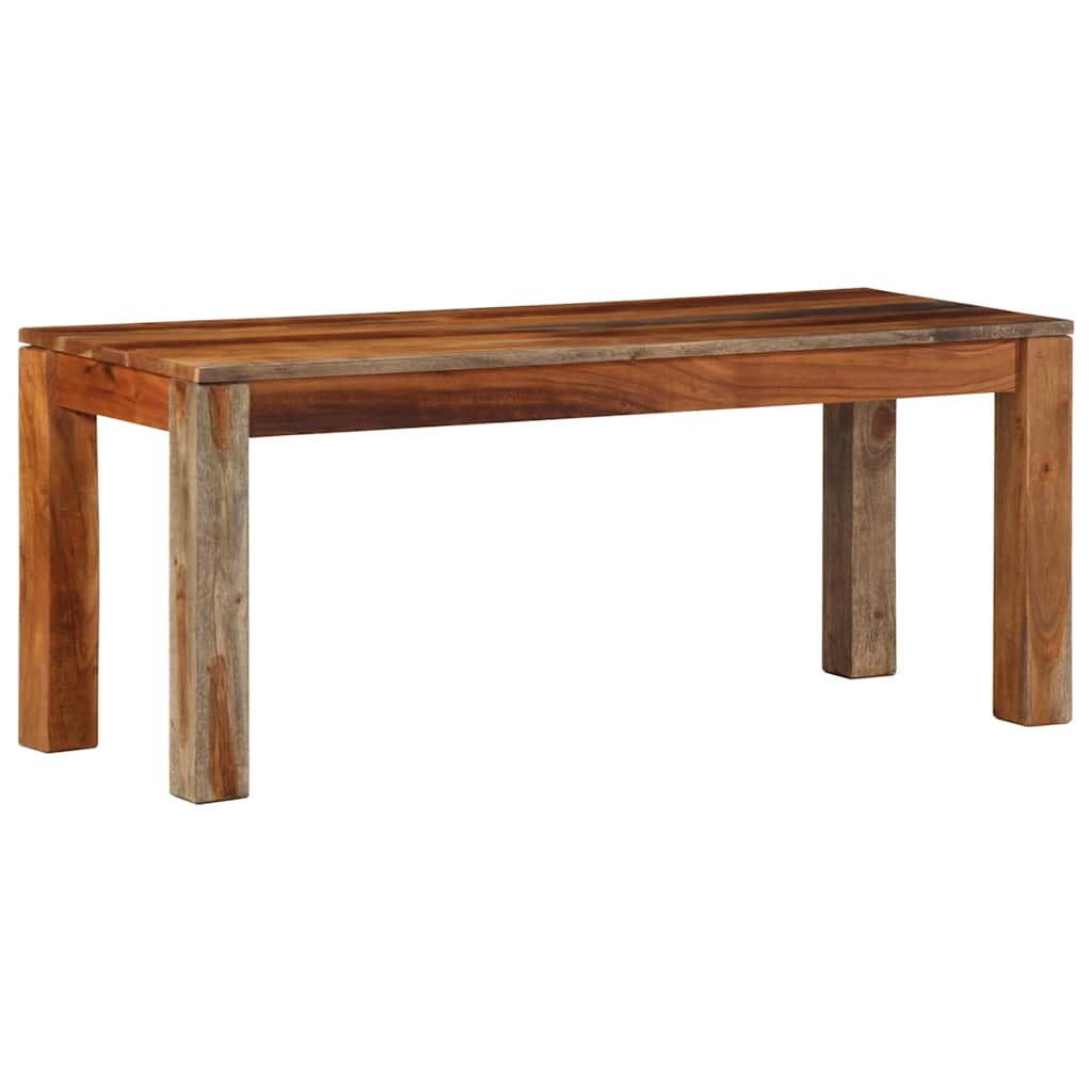 bænk 110 cm massivt akacietræ