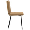 spisebordsstole 4 stk. velour brun
