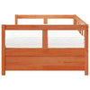 daybed med madras 80x200 cm massivt fyrretræ gyldenbrun