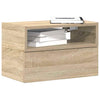 væghængte sengeborde 2 stk. 45x26x28,5 cm sonoma-eg - Flotthjem