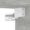 væghængt sengebord 45x26x28,5 cm betongrå - Flotthjem