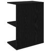 sengebord 46,5x29x61 cm konstrueret træ sort-eg - Flotthjem