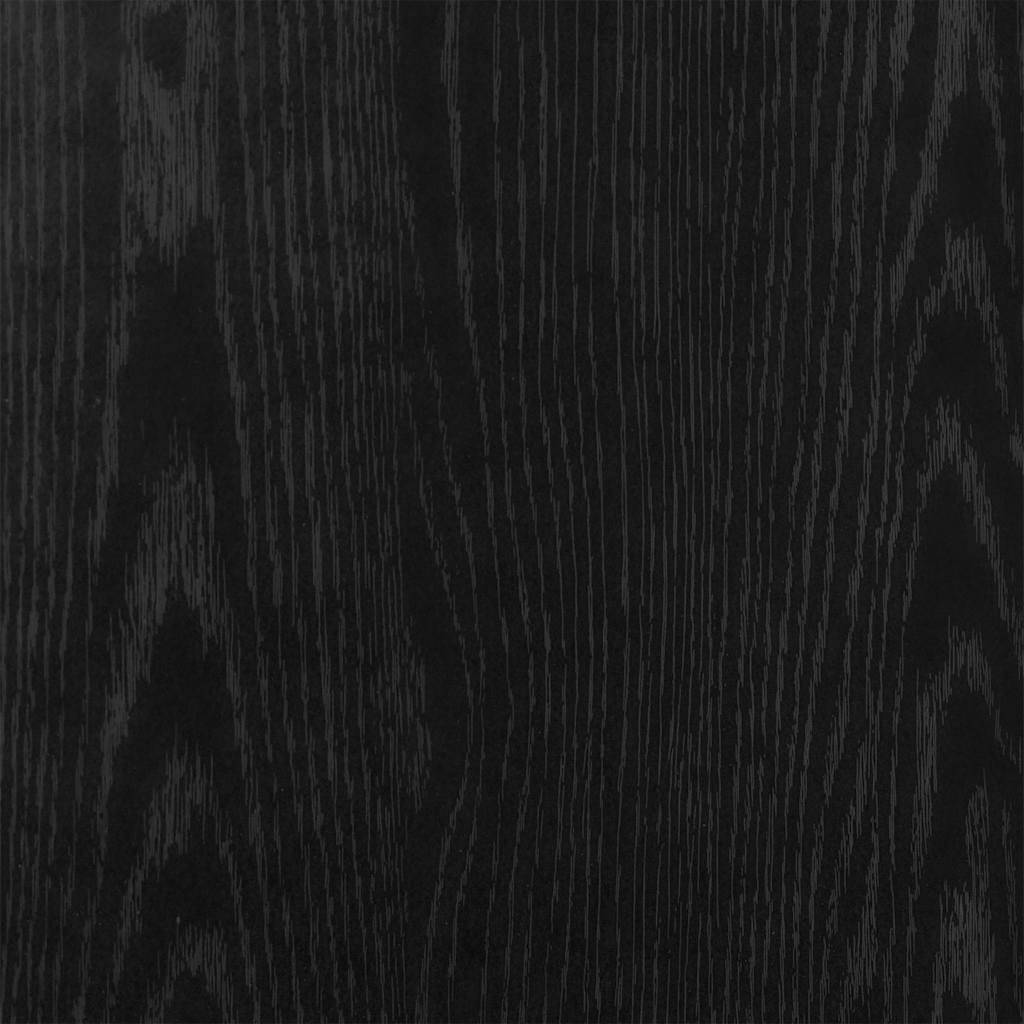 sengebord 46,5x29x61 cm konstrueret træ sort-eg - Flotthjem