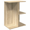 sengeborde 2 stk. 46,5x29x61 cm konstrueret træ sonoma-eg