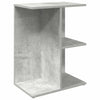 sengebord 46,5x29x61 cm konstrueret træ betongrå - Flotthjem