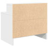 sengebord med skuffe 51x31x47 cm hvid - Flotthjem