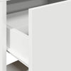 sengebord med skuffe 51x31x47 cm hvid - Flotthjem