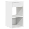 sengeborde med skuffe 2 stk. 35x34x66,5 cm hvid - Flotthjem