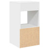 sengeborde med skuffe 2 stk. 35x34x66,5 cm hvid - Flotthjem