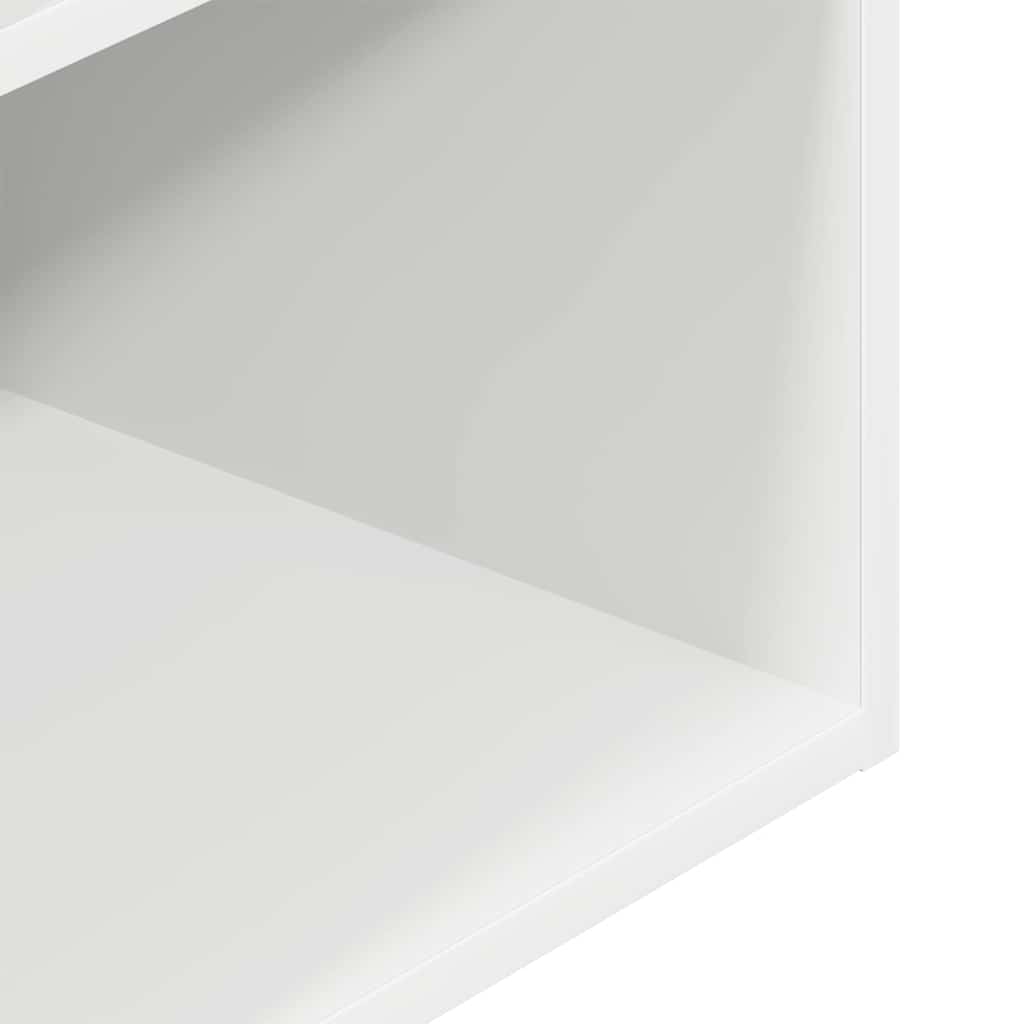 sengeborde med skuffe 2 stk. 35x34x66,5 cm hvid - Flotthjem