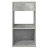 sengeborde med skuffe 2 stk. 35x34x66,5 cm betongrå - Flotthjem