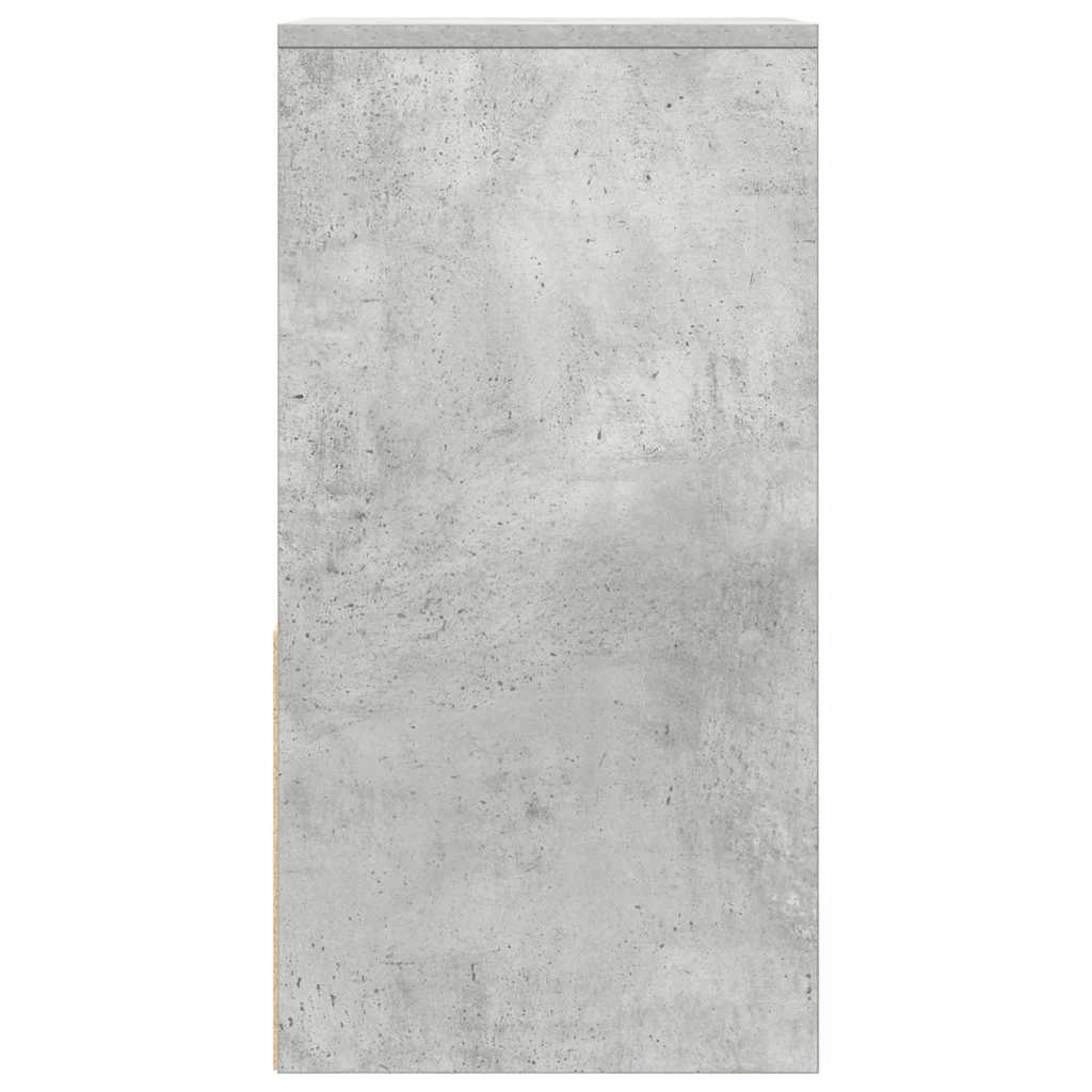 sengeborde med skuffe 2 stk. 35x34x66,5 cm betongrå - Flotthjem