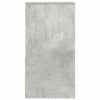 sengeborde med skuffe 2 stk. 35x34x66,5 cm betongrå - Flotthjem