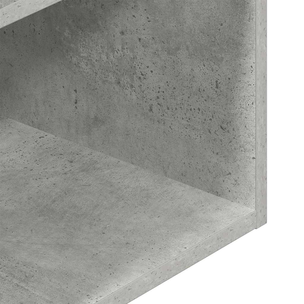 sengeborde med skuffe 2 stk. 35x34x66,5 cm betongrå - Flotthjem