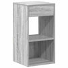 sengebord med skuffe 35x34x66,5 cm grå sonoma-eg - Flotthjem