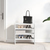 skostativer stabelbare 2 stk. 60x30x30,5 cm hvid