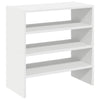 skostativer stabelbare 2 stk. 60x30x30,5 cm hvid