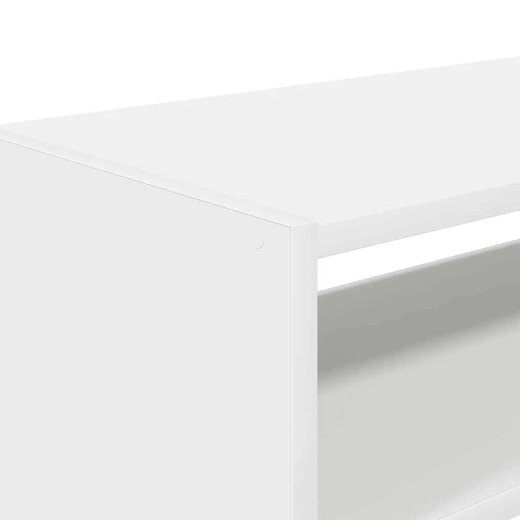skostativer stabelbare 2 stk. 60x30x30,5 cm hvid