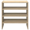 skostativer stabelbare 2 stk. 60x30x30,5 cm sonoma-eg