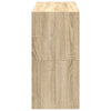 skostativer stabelbare 2 stk. 60x30x30,5 cm sonoma-eg
