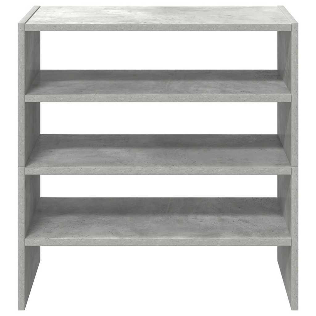 skostativer stabelbare 2 stk. 60x30x30,5 cm betongrå