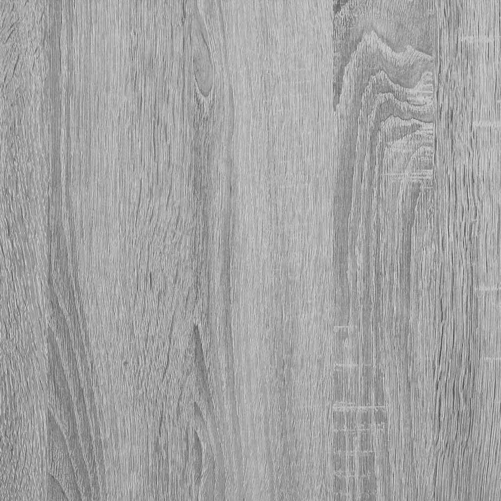 skostativer stabelbare 2 stk. 60x30x30,5 cm grå sonoma-eg