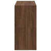 skostativer stabelbare 2 stk. 60x30x30,5 cm brun egetræsfarve
