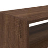 skostativer stabelbare 2 stk. 60x30x30,5 cm brun egetræsfarve