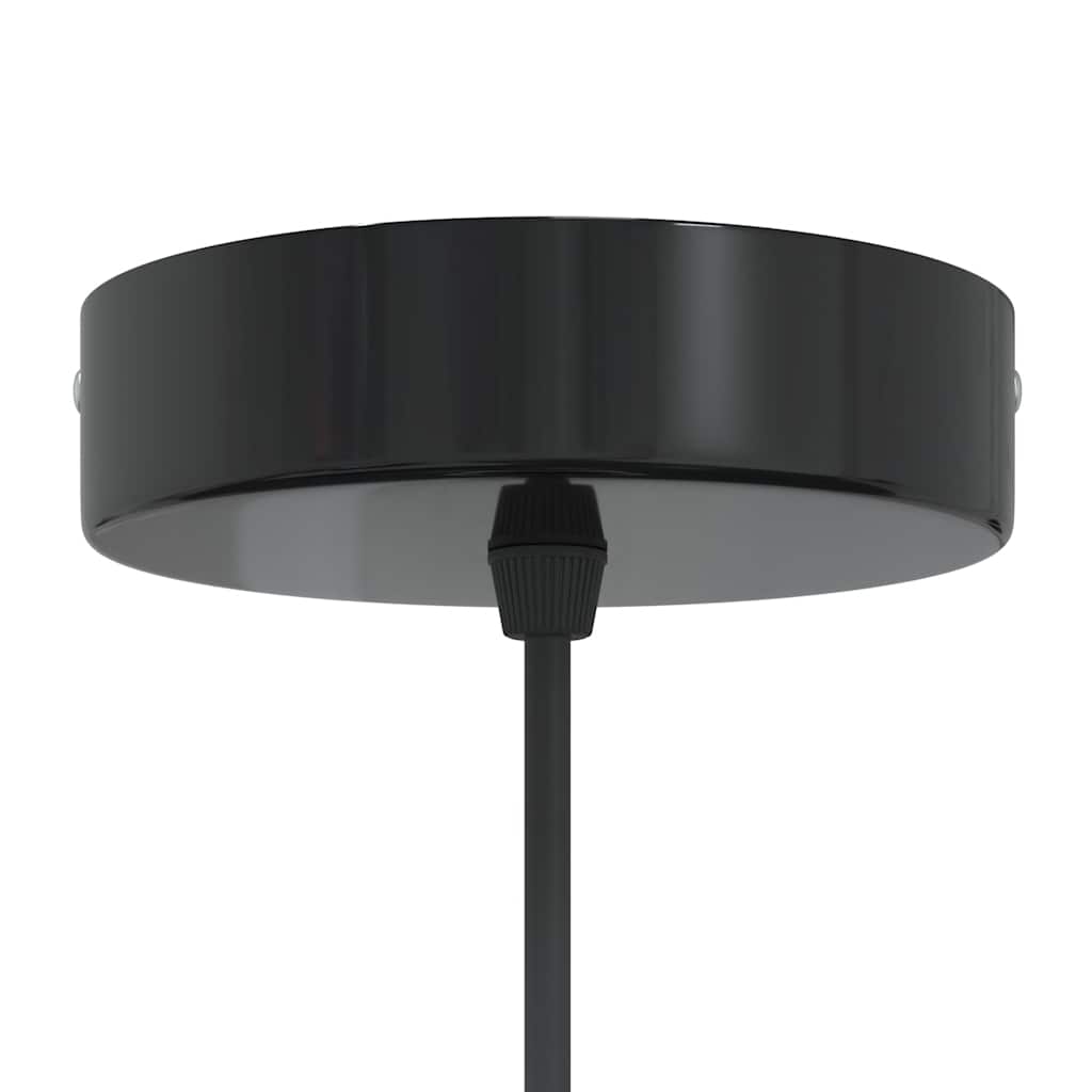 pendellampe højdejusterbar E27 Ø 31 cm metal glans hvid
