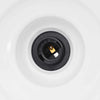 pendellampe højdejusterbar E27 Ø 31 cm metal glans hvid