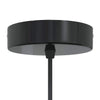 pendellampe højdejusterbar E27 Ø 22 cm metal glans grøn