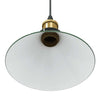pendellampe højdejusterbar E27 Ø 22 cm metal glans grøn