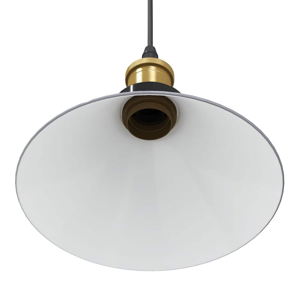 pendellampe højdejusterbar E27 Ø 22 cm metal glans grå