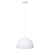 pendellamper 2 stk højdejusterbar E27 Ø 30 cm metal hvid