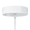 pendellamper 2 stk højdejusterbar E27 Ø 30 cm metal hvid
