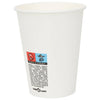 kaffekopper af papir 1000 stk. 12oz 300ml hvid