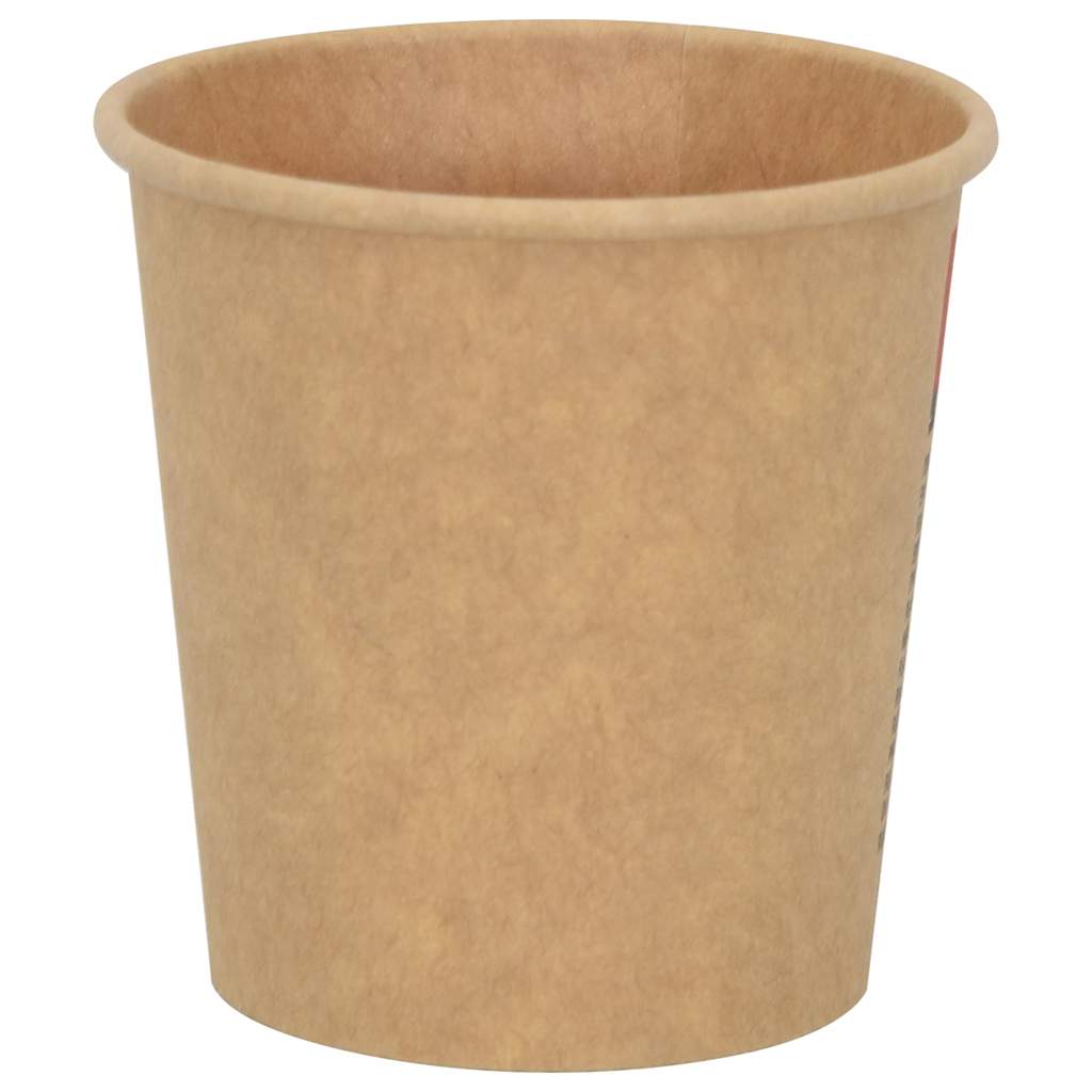 kaffekopper af papir 1000 stk. 4oz 100ml brun