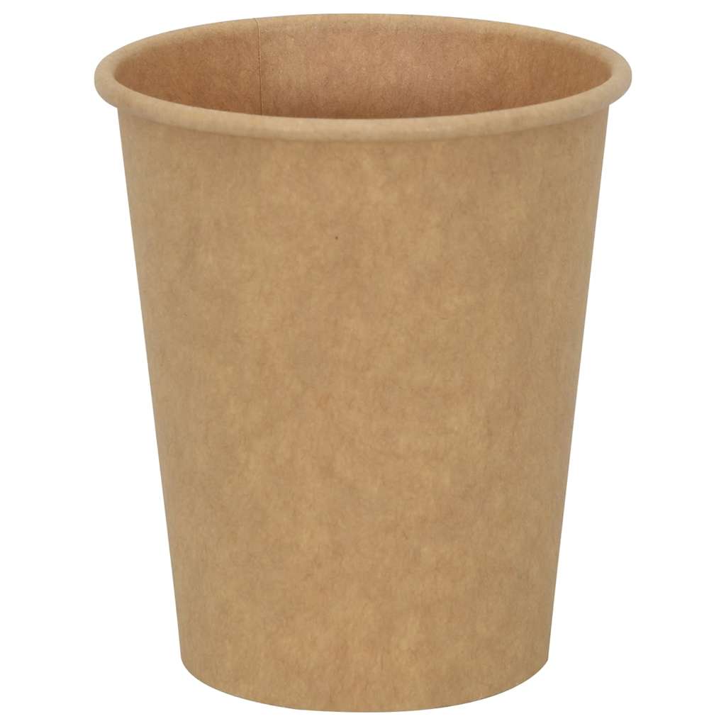 kaffekopper af papir 1000 stk. 8oz 200ml brun