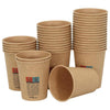 kaffekopper af papir 1000 stk. 8oz 200ml brun