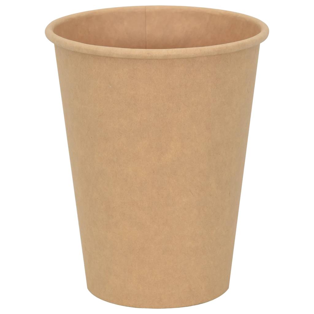 kaffekopper af papir 1000 stk. 12oz 300ml brun