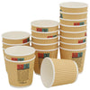 kaffekopper af papir 1000 stk. 4oz 100ml brun