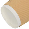 kaffekopper af papir 500 stk. 8oz 200ml brun